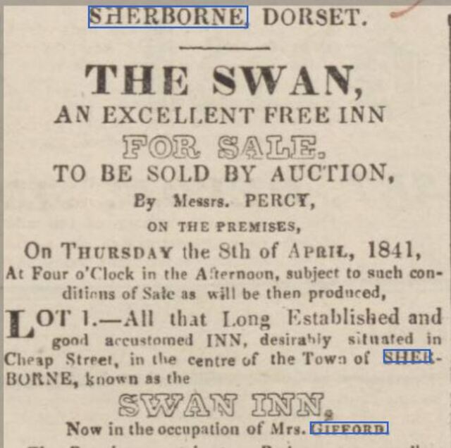 The Swan, Sherborne