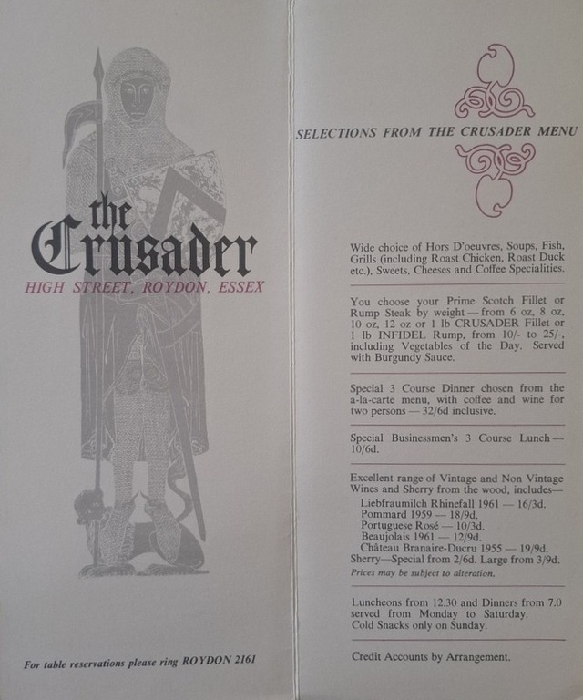 The Crusader, Roydon The Crusader, Roydon