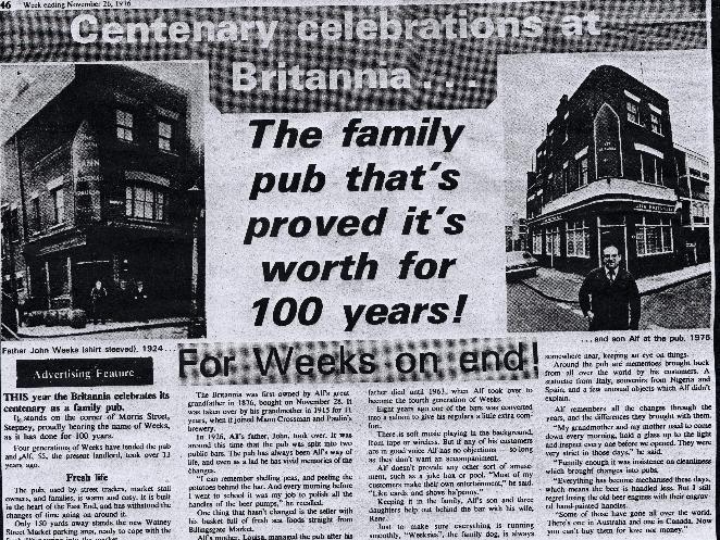 The Britannia, Stepney The Britannia, Stepney