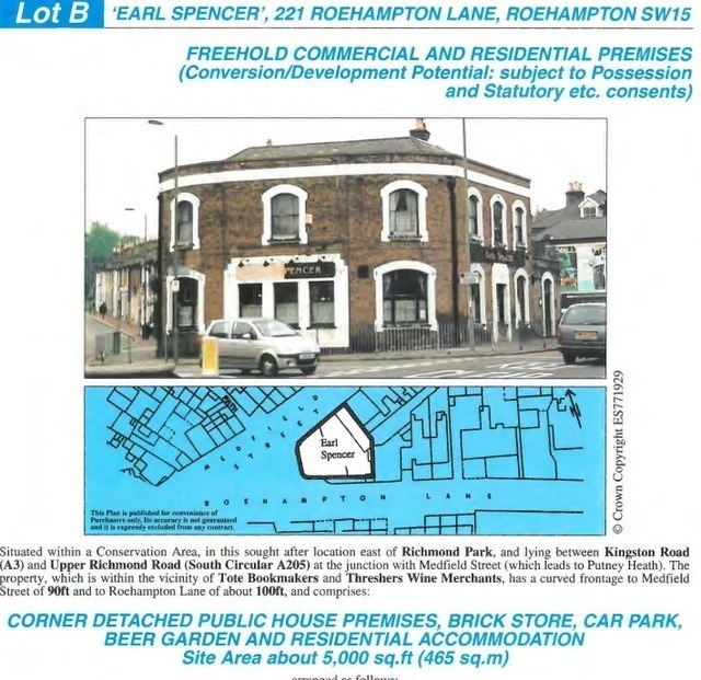 Earl Spencer, Putney Earl Spencer, Putney