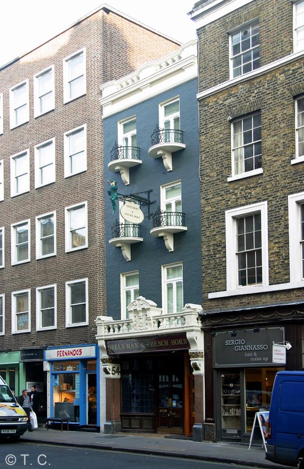 Green Man & French Horn, Covent Garden