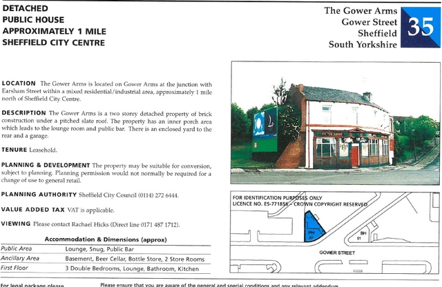 Gower Arms, Sheffield, S4 Gower Arms, Sheffield, S4